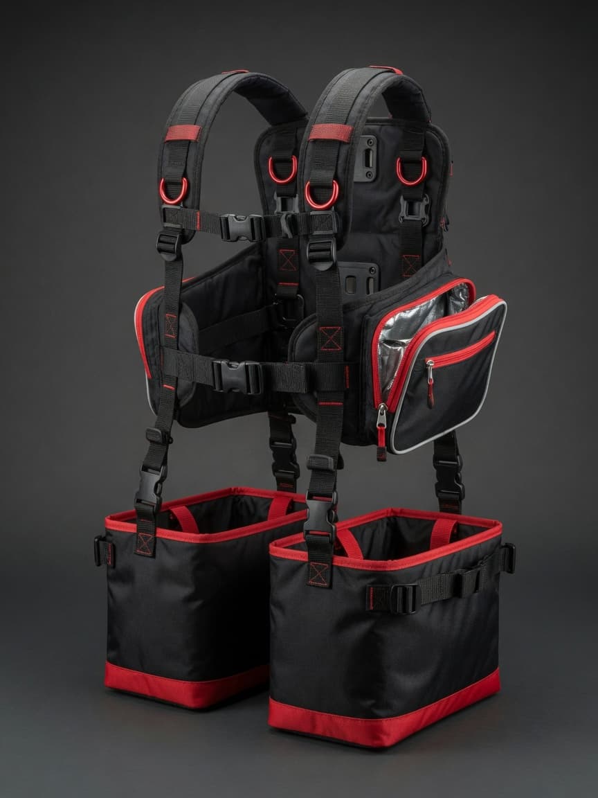 Grocery Tote Harness (Dual Bag)