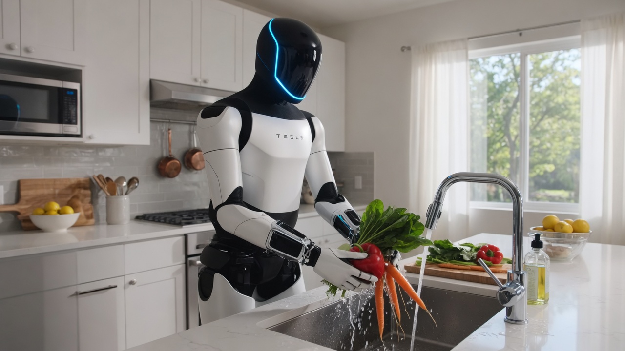 Cooking — Optimus in action