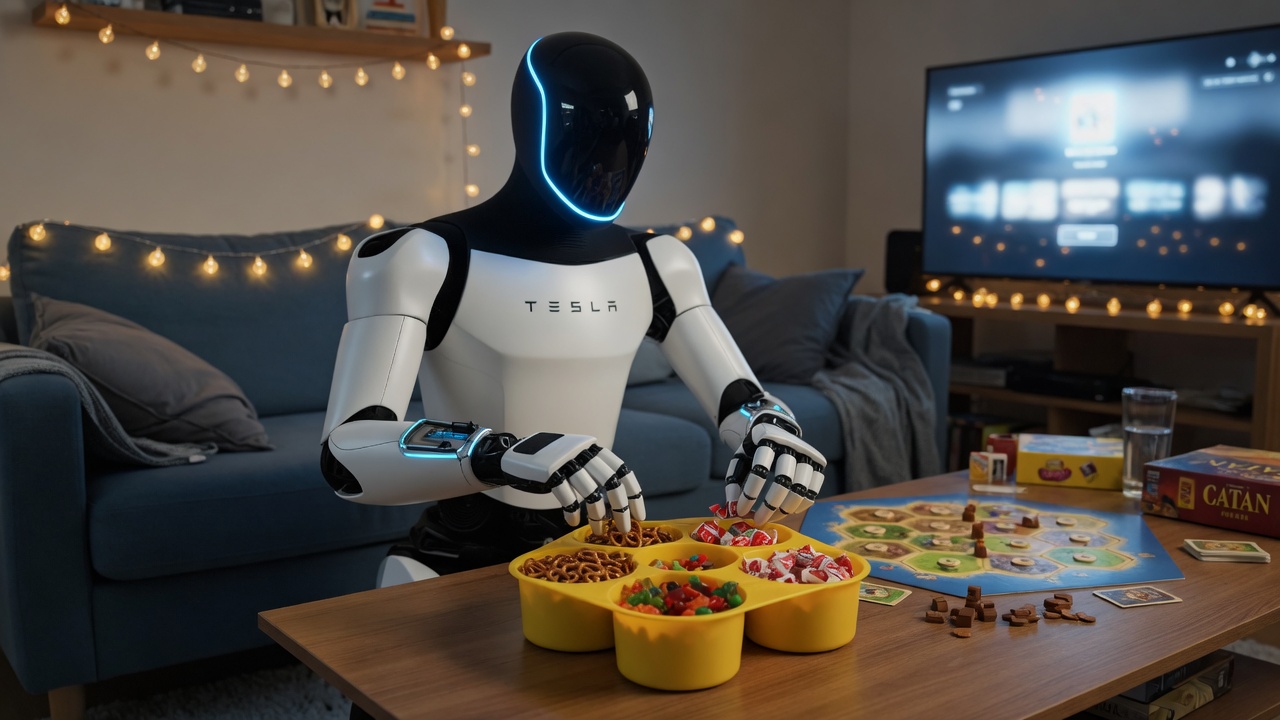 Entertainment — Optimus in action