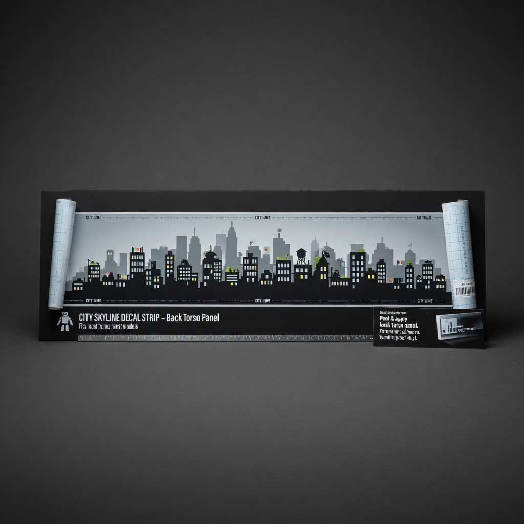 City Skyline Decal Strip