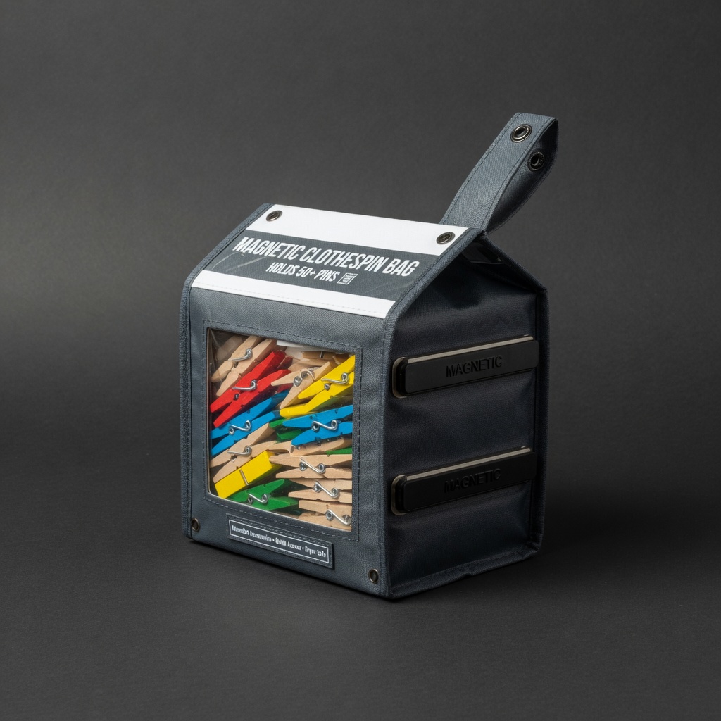 Magnetic Clothespin Bag