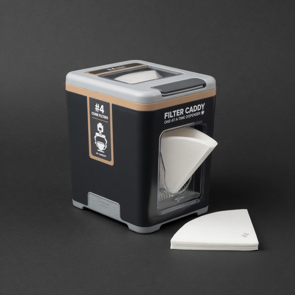 Coffee Filter Caddy Dispenser