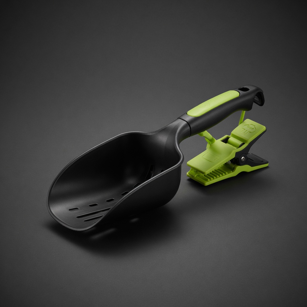 Compost Bin Scoop + Lid Clip