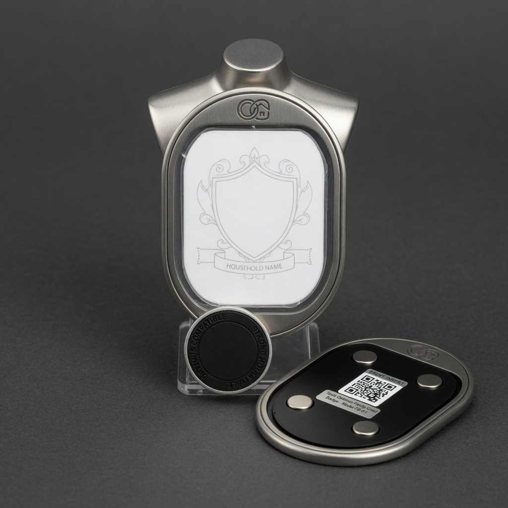 Family Crest Magnetic Badge