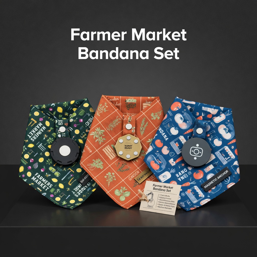 Farmer Market Bandana Set