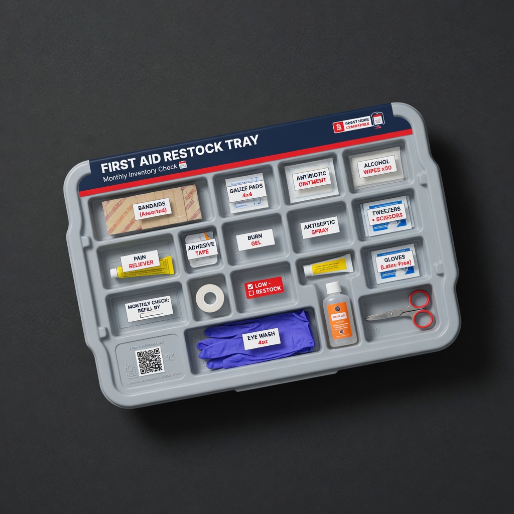 First Aid Restock Tray