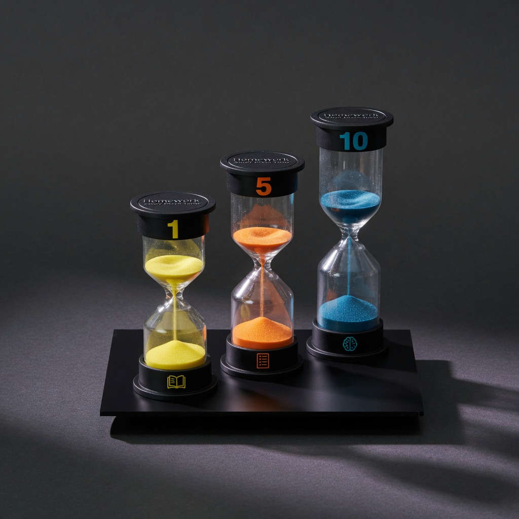 Homework Sand Timer Set