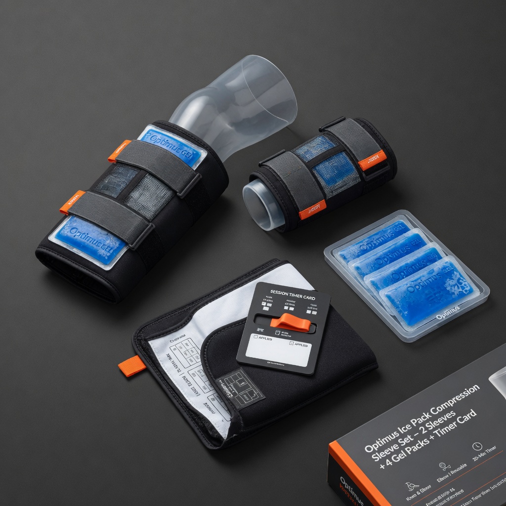 Ice Pack Compression Sleeve Set