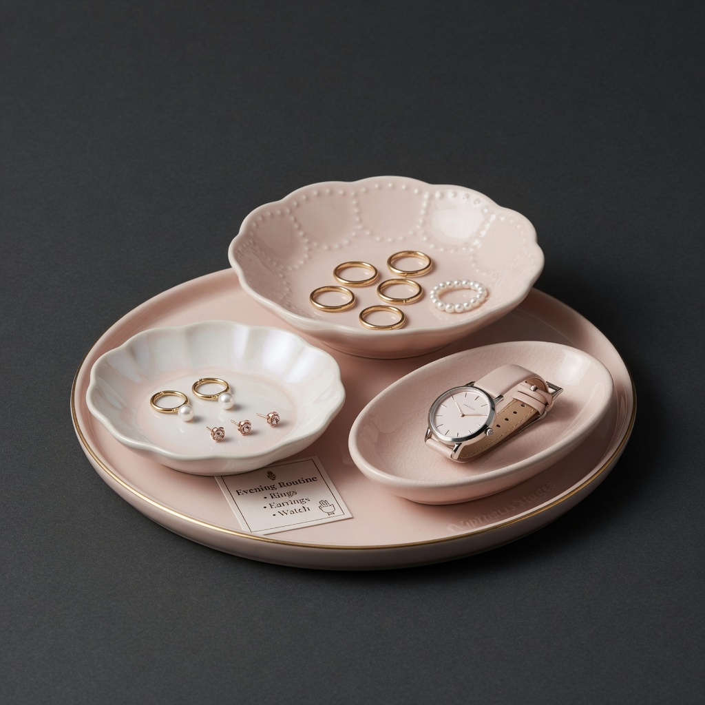 Jewelry Dish Staging Set