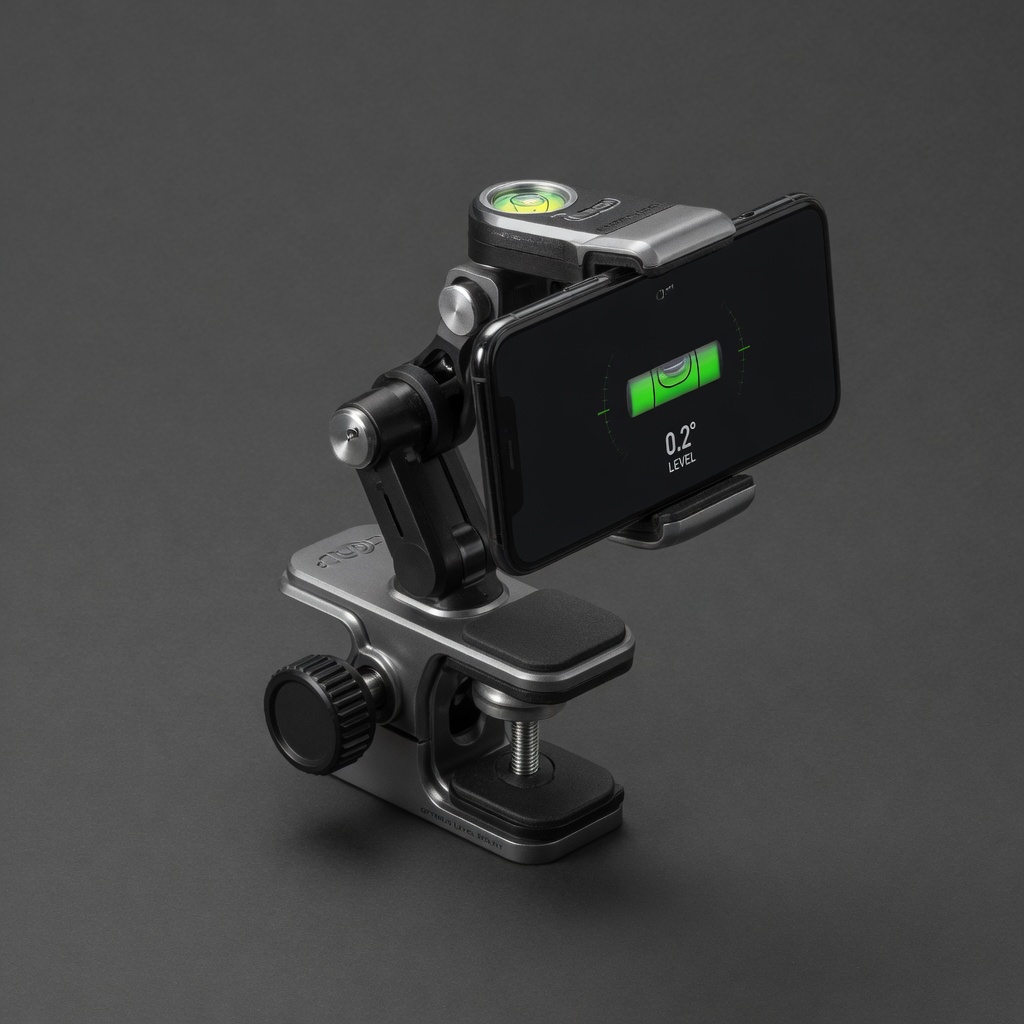 Bubble Level Phone Mount