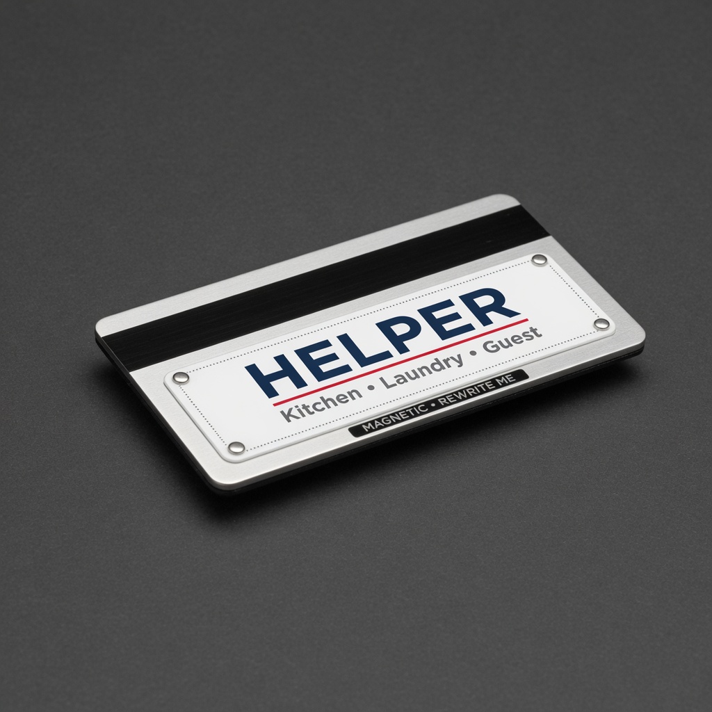Household Name Tag (Magnetic)