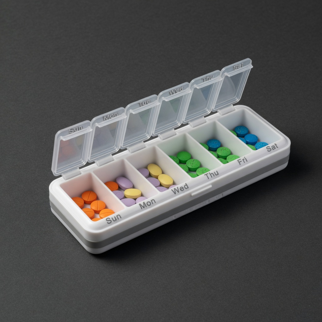 Weekly Pill Organizer Tray