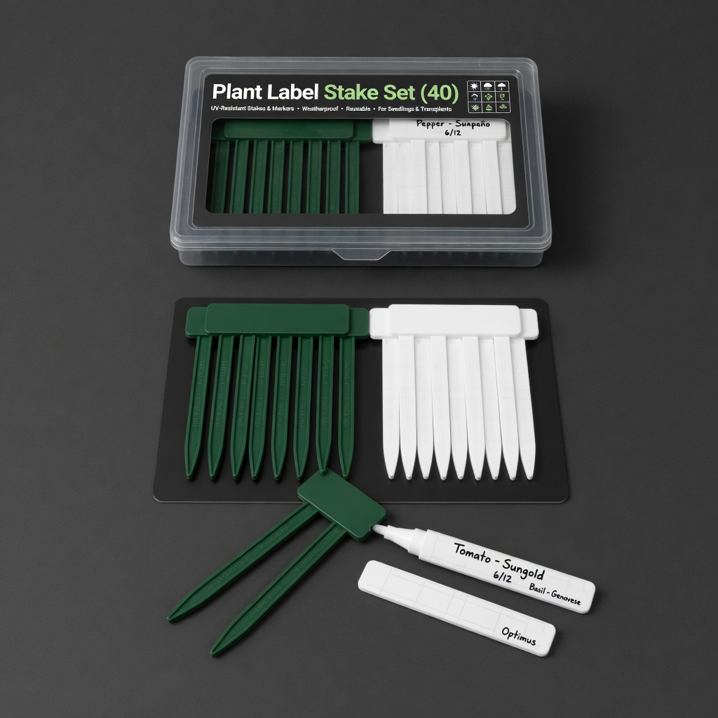 Plant Label Stake Set (40)