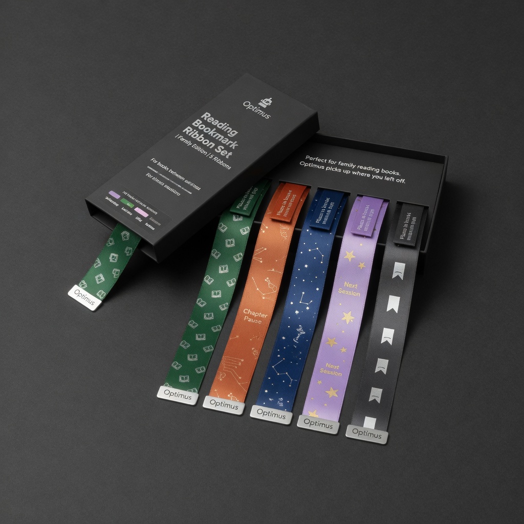 Reading Bookmark Ribbon Set