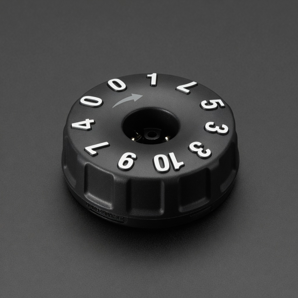 Large-Print Reading Lamp Dimmer Knob