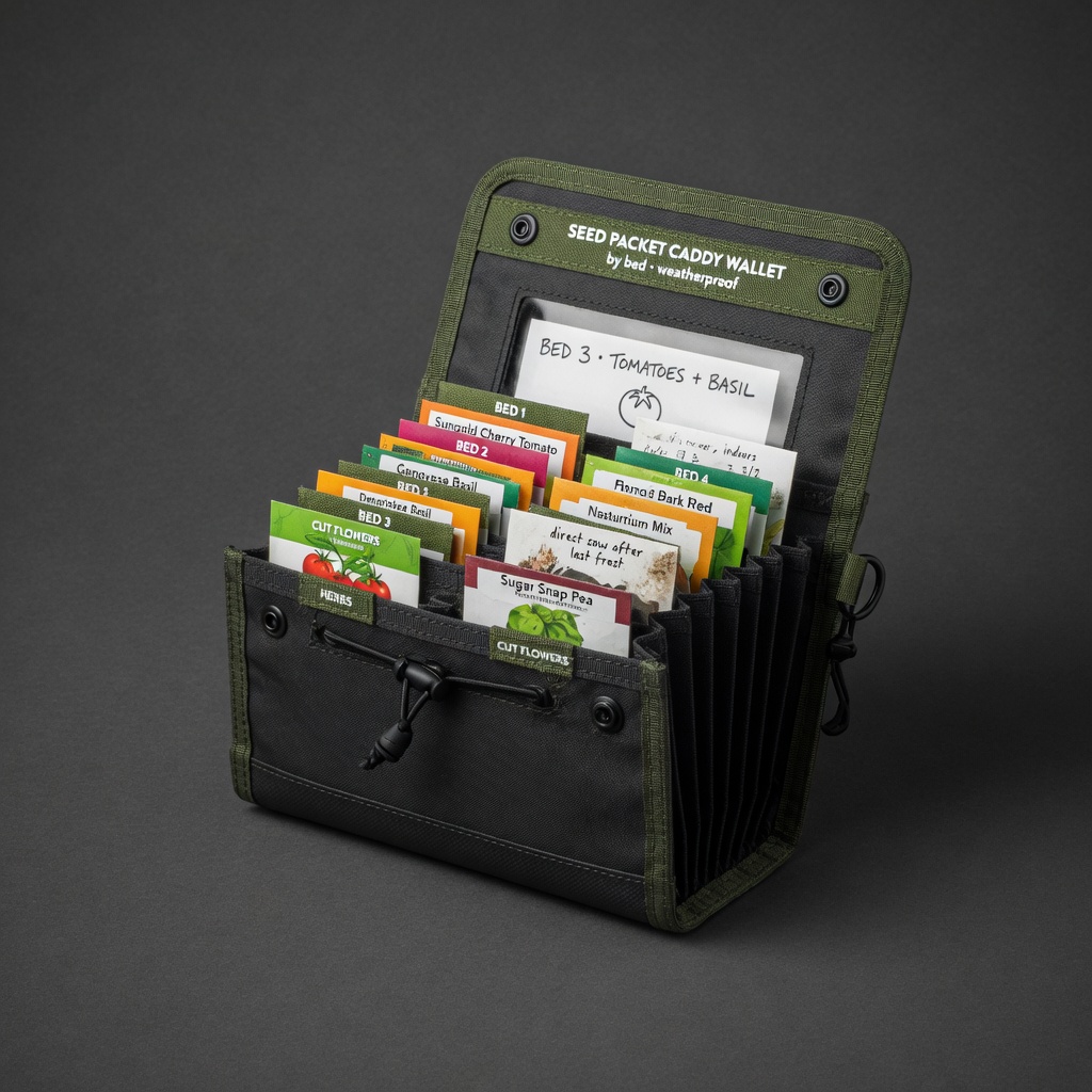 Seed Packet Caddy Wallet