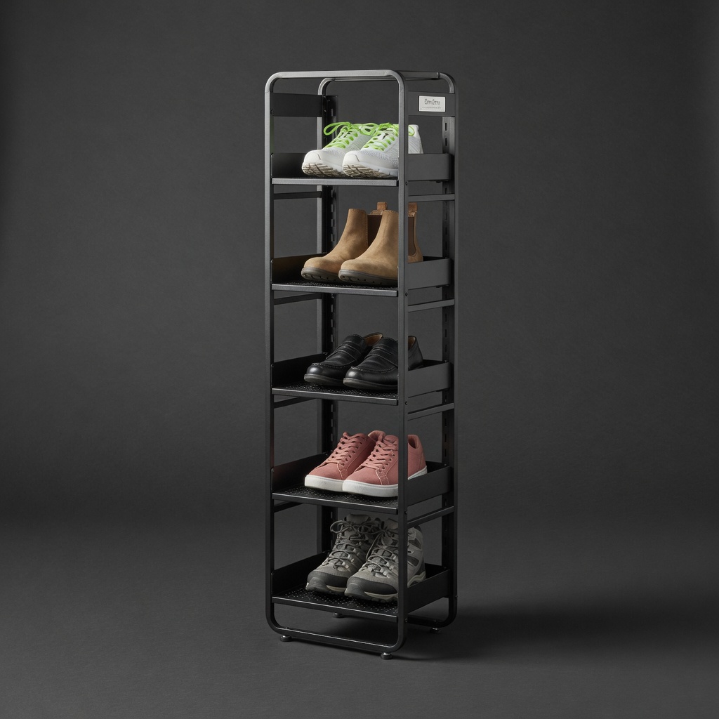 Slim Entry Shoe Rack Tower