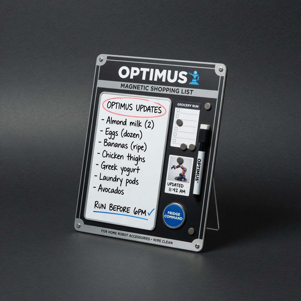 Magnetic Shopping List Board