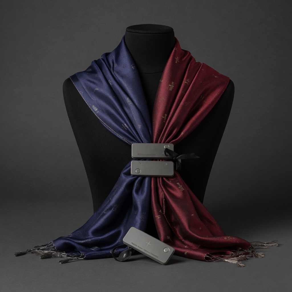 Silk-Look Scarf Drape Set