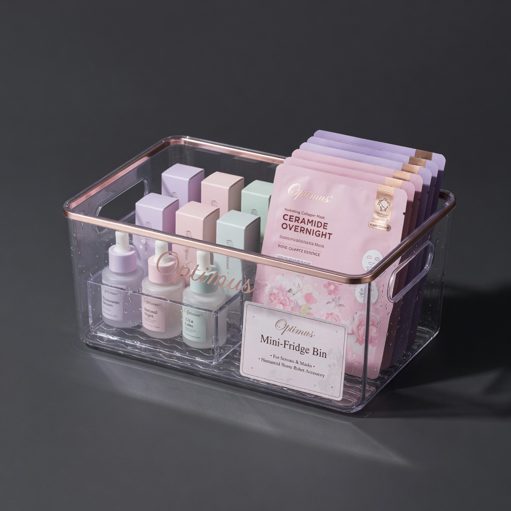 Skincare Mini-Fridge Bin