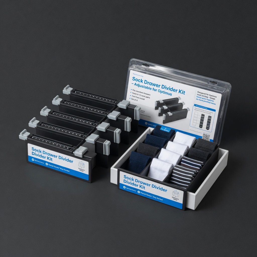 Sock Drawer Divider Kit