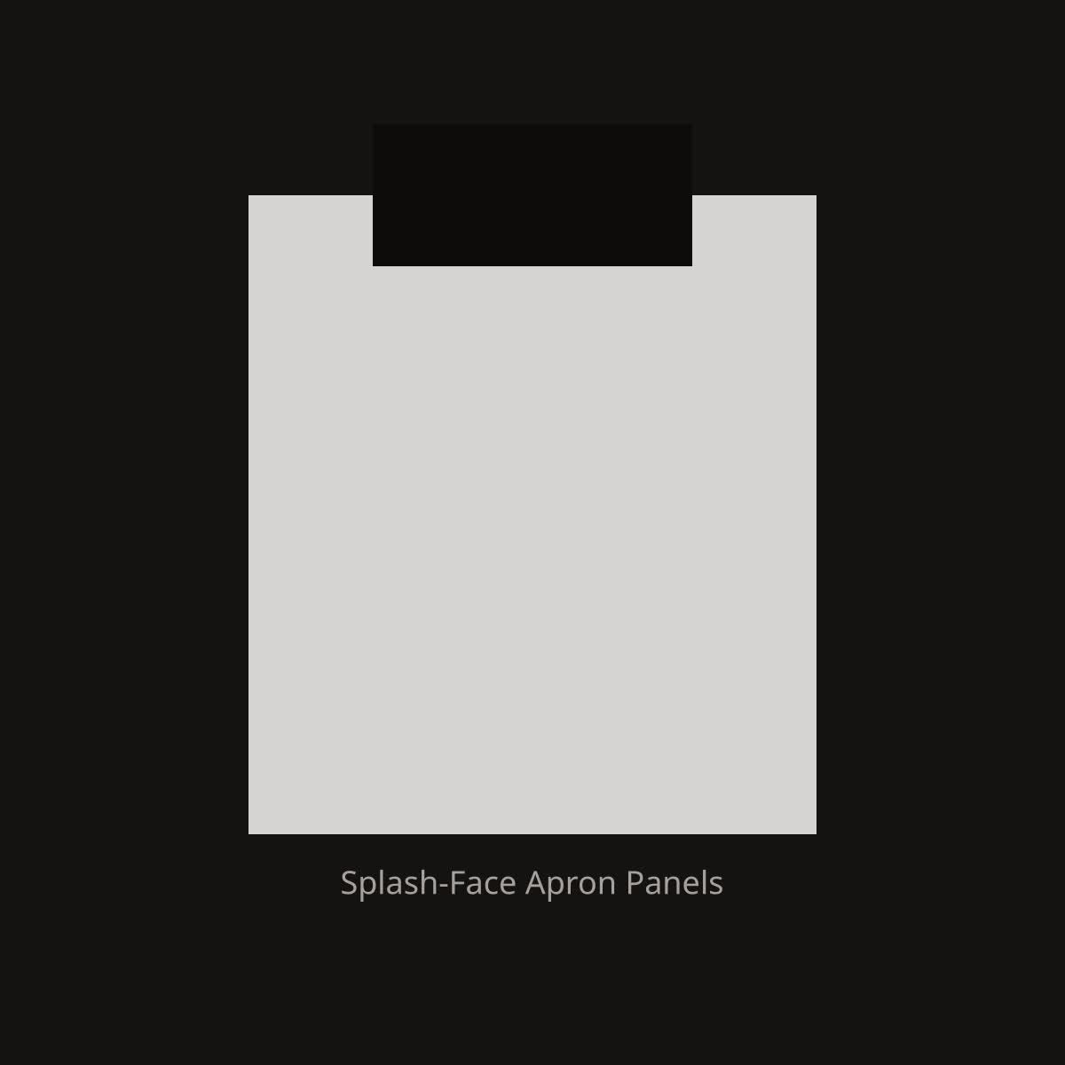 Splash-Face Apron Panels