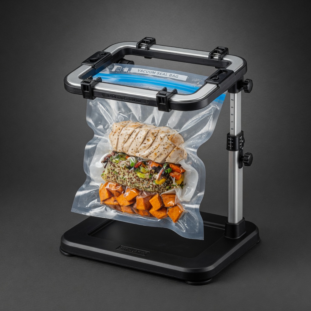 Vacuum-Seal Bag Stand