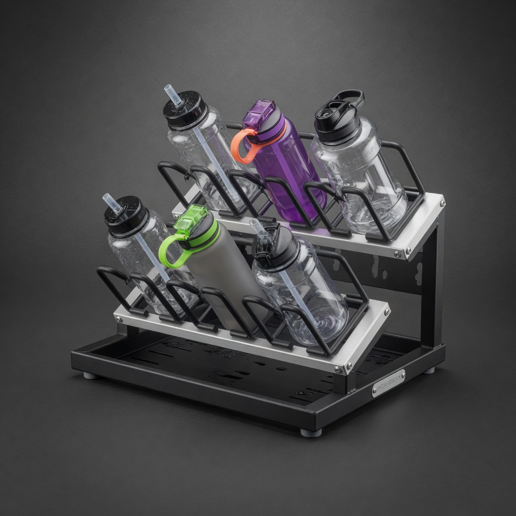 Workout Water Bottle Rack