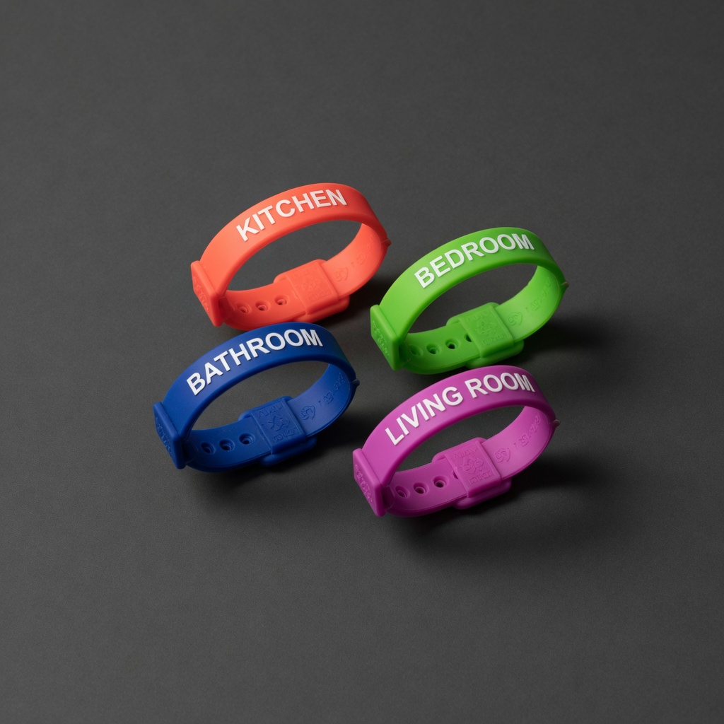 Color Wrist ID Band Set